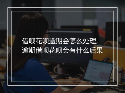 借呗花呗逾期会怎么处理,逾期借呗花呗会有什么后果