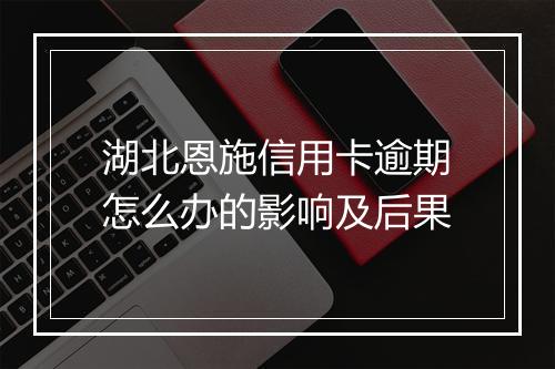 湖北恩施信用卡逾期怎么办的影响及后果