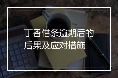 丁香借条逾期后的后果及应对措施