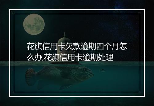 花旗信用卡欠款逾期四个月怎么办,花旗信用卡逾期处理