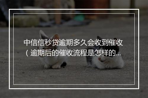 中信信秒贷逾期多久会收到催收 （逾期后的催收流程是怎样的）