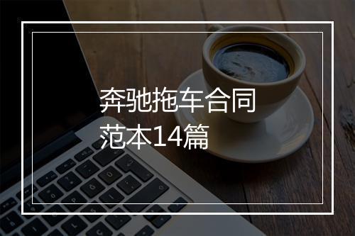 奔驰拖车合同范本14篇