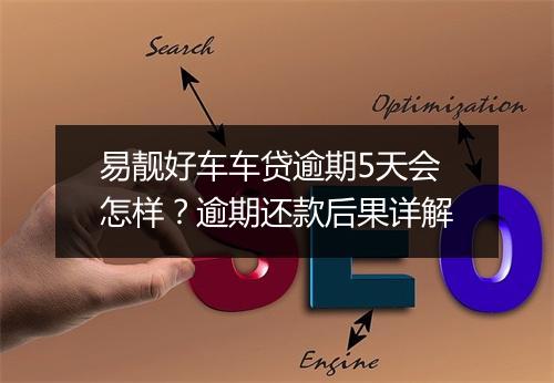 易靓好车车贷逾期5天会怎样？逾期还款后果详解