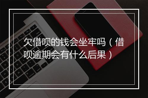 欠借呗的钱会坐牢吗（借呗逾期会有什么后果）