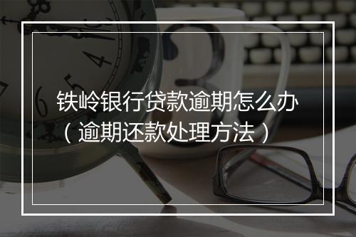 铁岭银行贷款逾期怎么办（逾期还款处理方法）