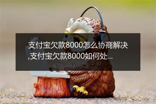 支付宝欠款8000怎么协商解决,支付宝欠款8000如何处理