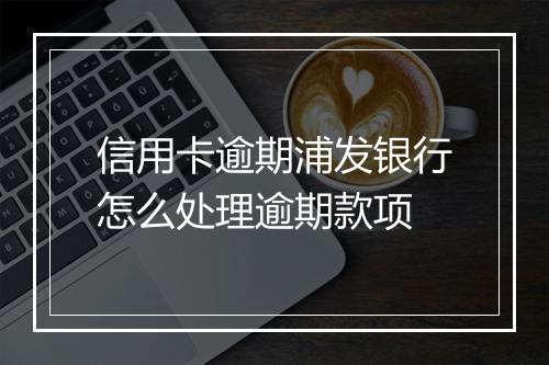 信用卡逾期浦发银行怎么处理逾期款项