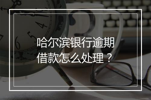 哈尔滨银行逾期借款怎么处理？