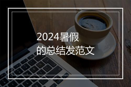 2024暑假的总结发范文