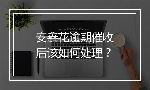 安鑫花逾期催收后该如何处理？