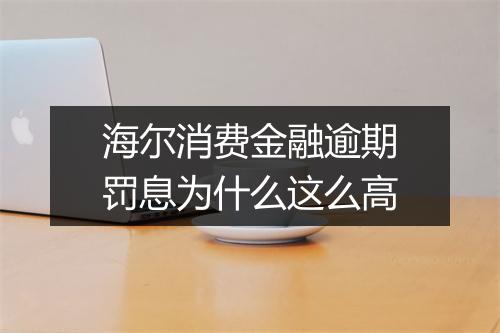 海尔消费金融逾期罚息为什么这么高