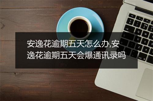 安逸花逾期五天怎么办,安逸花逾期五天会爆通讯录吗