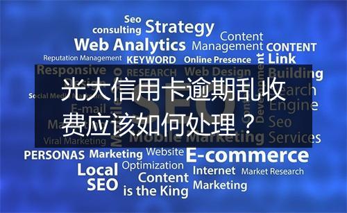 光大信用卡逾期乱收费应该如何处理？