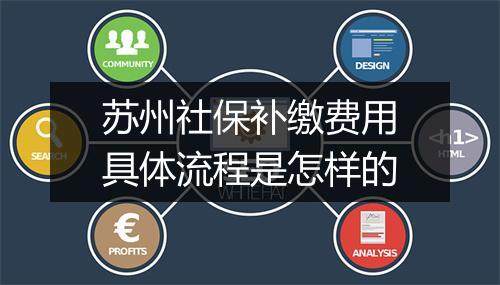 苏州社保补缴费用具体流程是怎样的