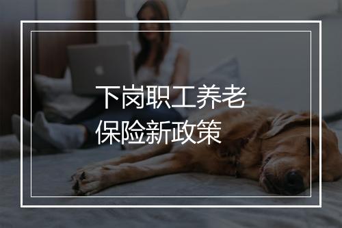 下岗职工养老保险新政策