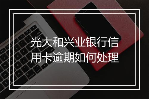 光大和兴业银行信用卡逾期如何处理