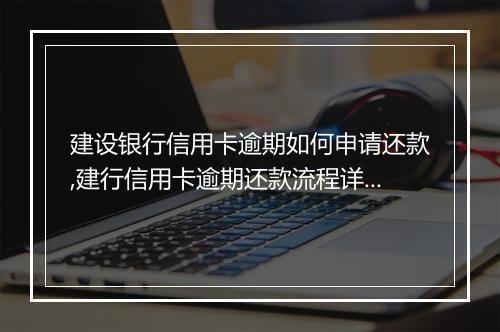建设银行信用卡逾期如何申请还款,建行信用卡逾期还款流程详解