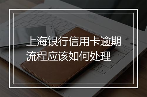 上海银行信用卡逾期流程应该如何处理