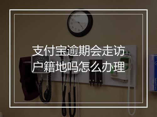 支付宝逾期会走访户籍地吗怎么办理