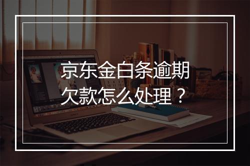 京东金白条逾期欠款怎么处理？