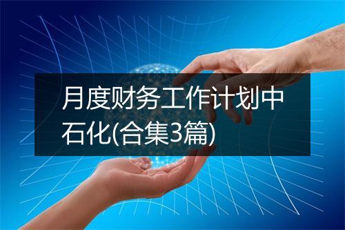 月度财务工作计划中石化(合集3篇)