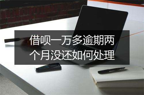 借呗一万多逾期两个月没还如何处理