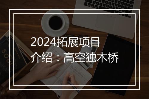 2024拓展项目介绍：高空独木桥