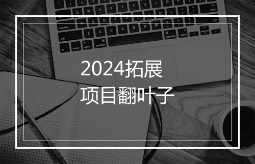 2024拓展项目翻叶子