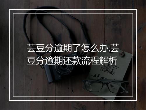 芸豆分逾期了怎么办,芸豆分逾期还款流程解析