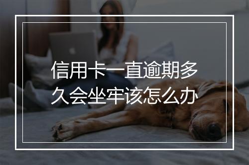 信用卡一直逾期多久会坐牢该怎么办