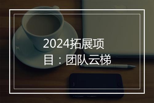 2024拓展项目：团队云梯