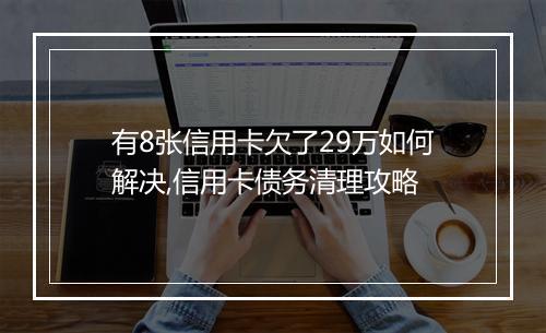 有8张信用卡欠了29万如何解决,信用卡债务清理攻略