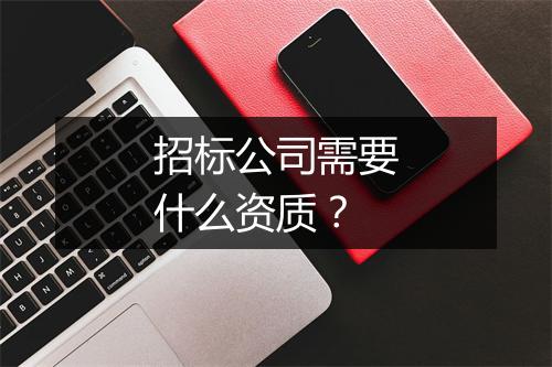 招标公司需要什么资质？