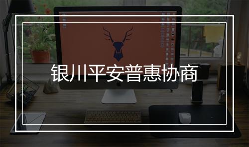 银川平安普惠协商