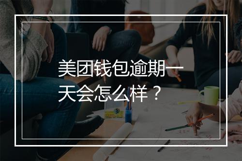 美团钱包逾期一天会怎么样？