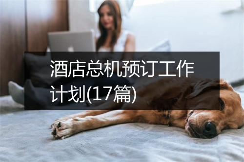酒店总机预订工作计划(17篇)