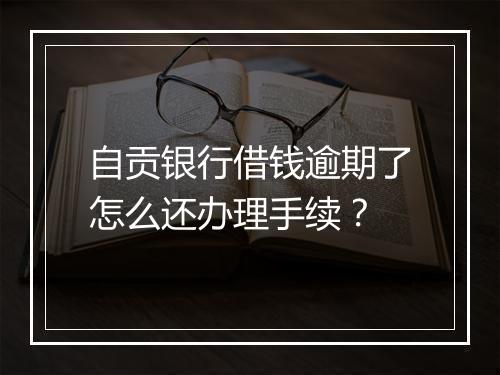 自贡银行借钱逾期了怎么还办理手续？