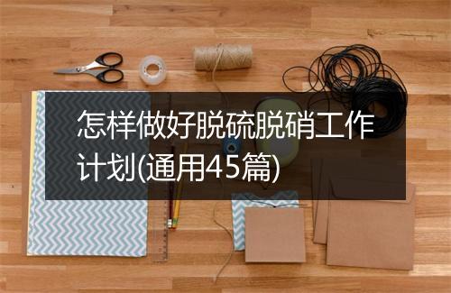 怎样做好脱硫脱硝工作计划(通用45篇)