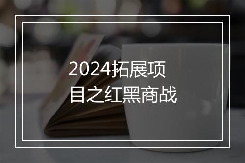 2024拓展项目之红黑商战