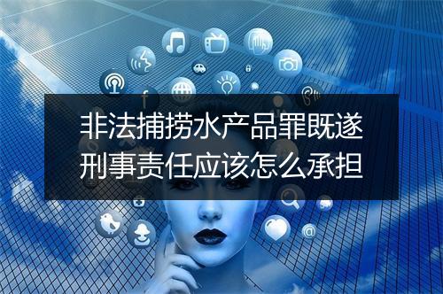非法捕捞水产品罪既遂刑事责任应该怎么承担