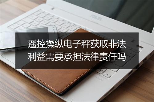 遥控操纵电子秤获取非法利益需要承担法律责任吗