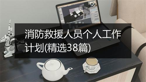 消防救援人员个人工作计划(精选38篇)