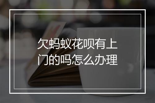 欠蚂蚁花呗有上门的吗怎么办理