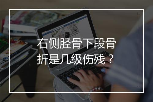 右侧胫骨下段骨折是几级伤残？