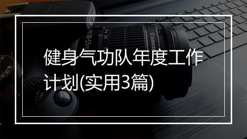 健身气功队年度工作计划(实用3篇)