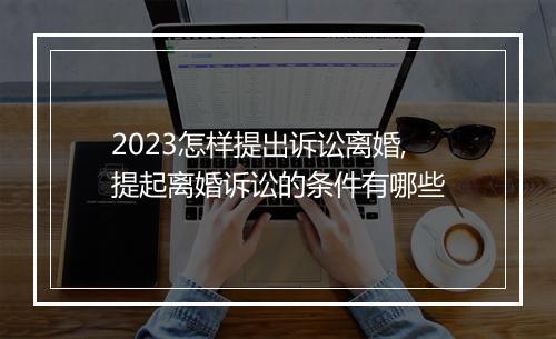 2023怎样提出诉讼离婚,提起离婚诉讼的条件有哪些