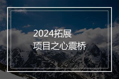 2024拓展项目之心震桥