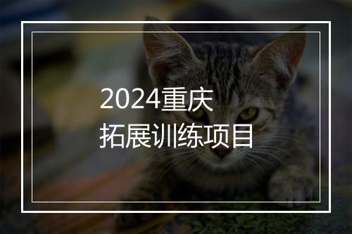 2024重庆拓展训练项目