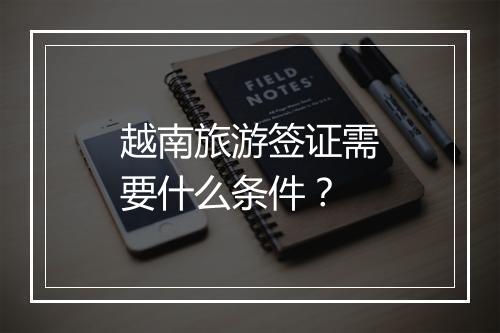 越南旅游签证需要什么条件？