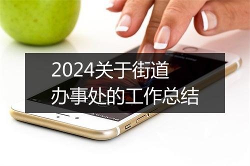 2024关于街道办事处的工作总结